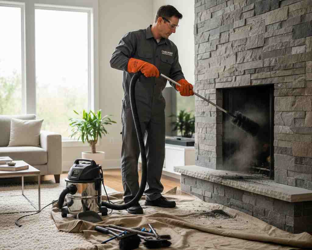 Nettoyage des cheminés